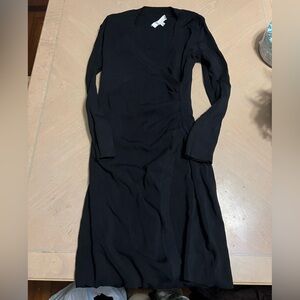 Adelyn Rae Black Long Sleeve Dress